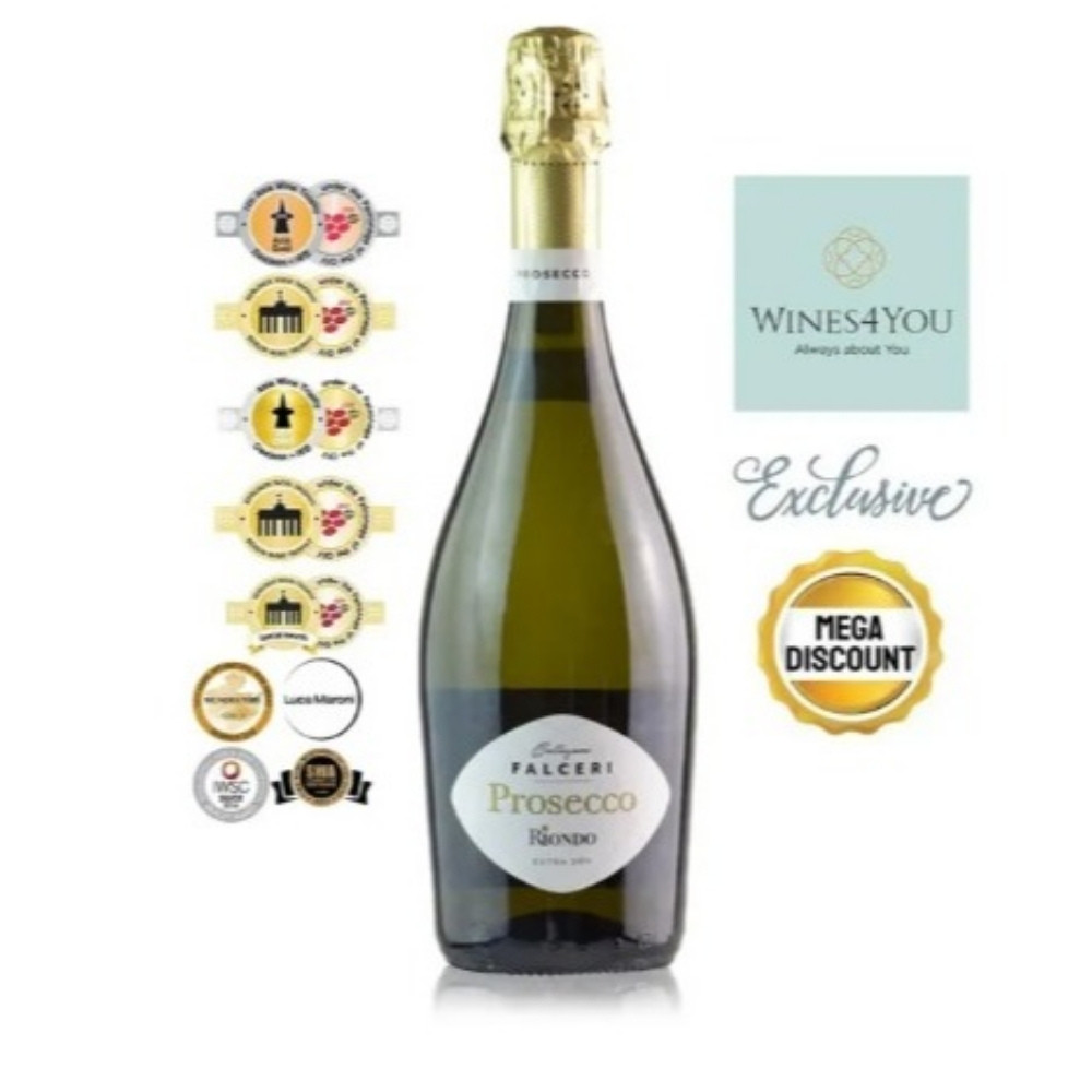 Riondo Collezione Falceri Extra Dry Prosecco DOC Italy Sparkling Wine